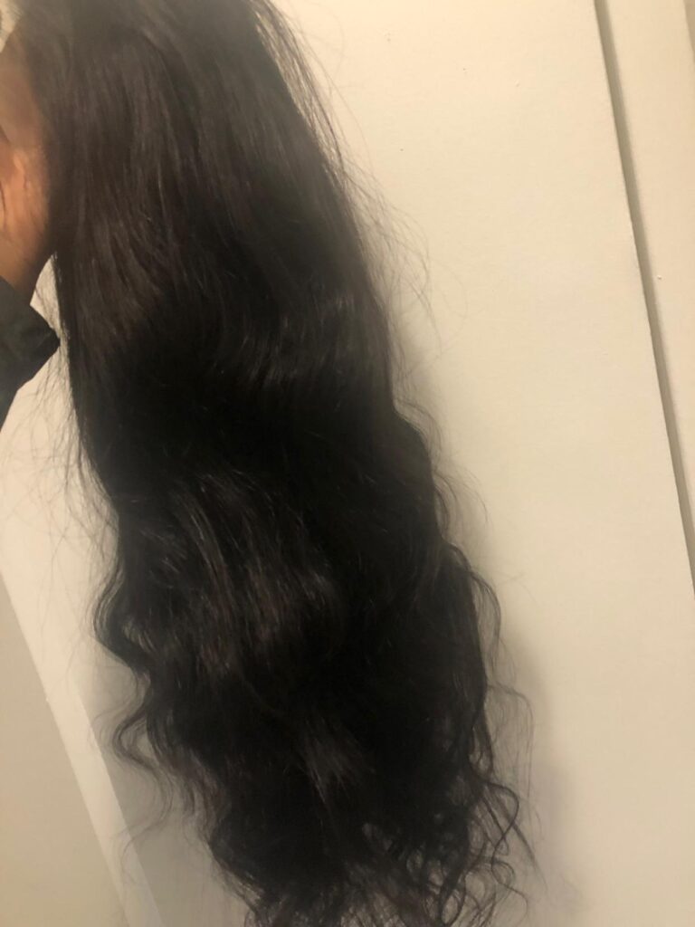Body Wave 4x4 5x5 6x6 7x7 Transparent Closure Wig photo review