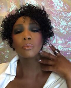 #1B Natural Color Human Hair Curly Wig T Part Pixie Cut Wigs photo review