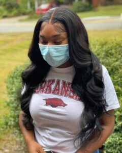 Body Wave 4x4 5x5 6x6 7x7 Transparent Closure Wig photo review