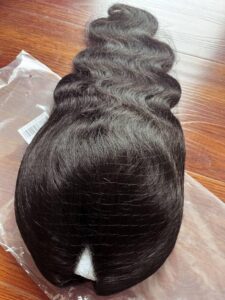 Virgin Human Hair Body Wave V Part Wigs photo review