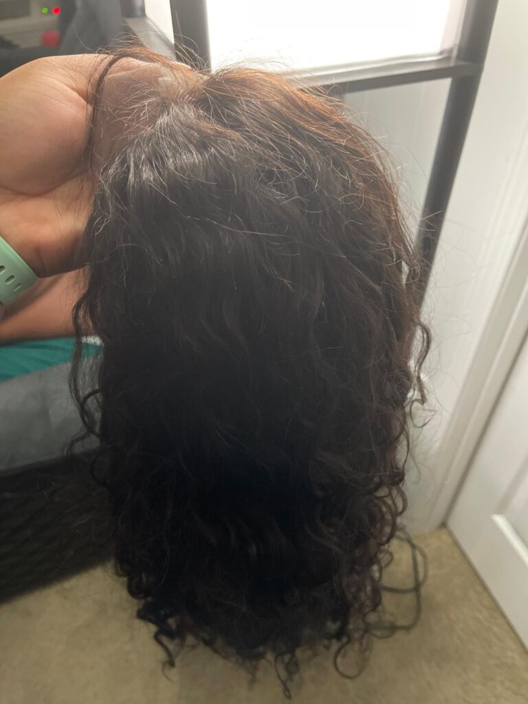 Human Hair Transparent Water Wave 13x4 13x6 Transparent Lace Front Wigs photo review