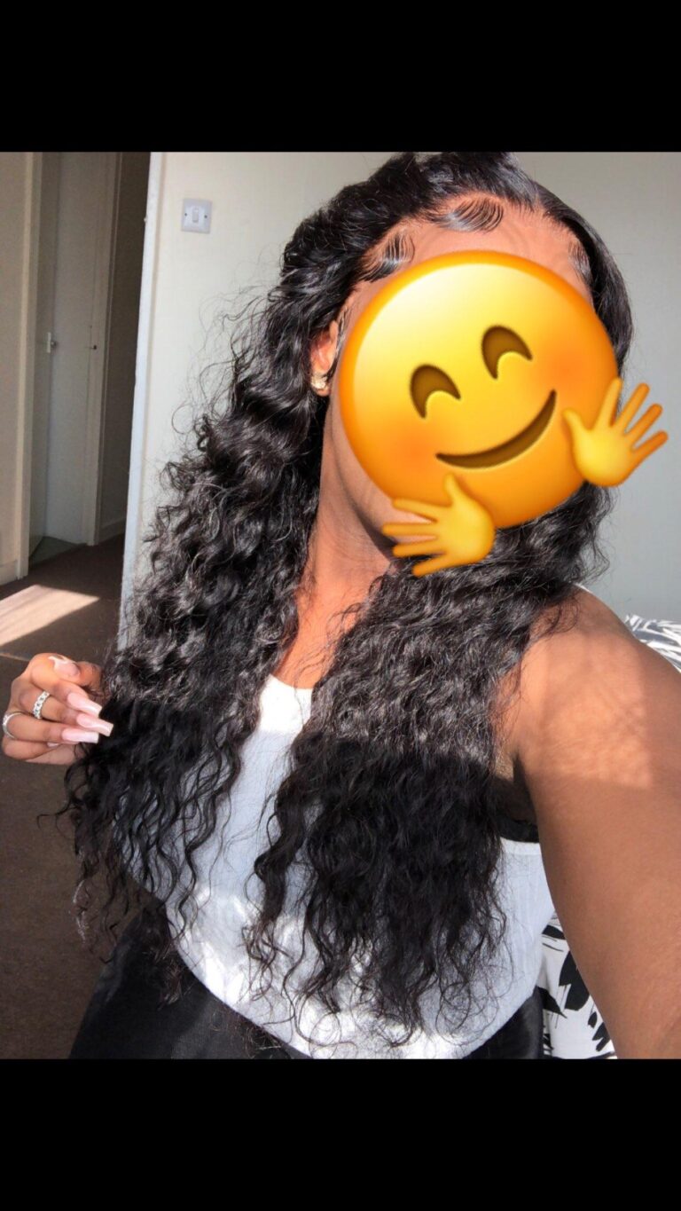 Human Hair Transparent Water Wave 13x4 13x6 Transparent Lace Front Wigs photo review