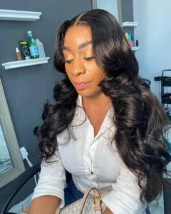 Body Wave 4x4 5x5 6x6 7x7 Transparent Closure Wig photo review