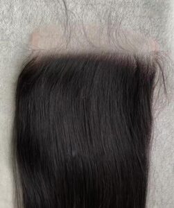 Virgin Hair Natural Straight 4X4 5x5 6x6 7x7 HD Lace Closure photo review