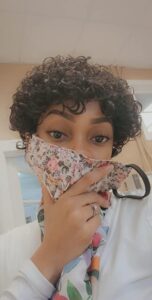 #1B Natural Color Human Hair Curly Wig T Part Pixie Cut Wigs photo review