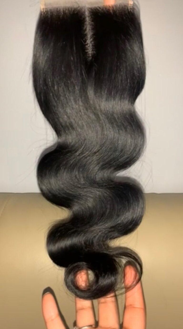 Virgin Hair Body Wave 4X4 5x5 6x6 7x7 HD Lace Closure photo review