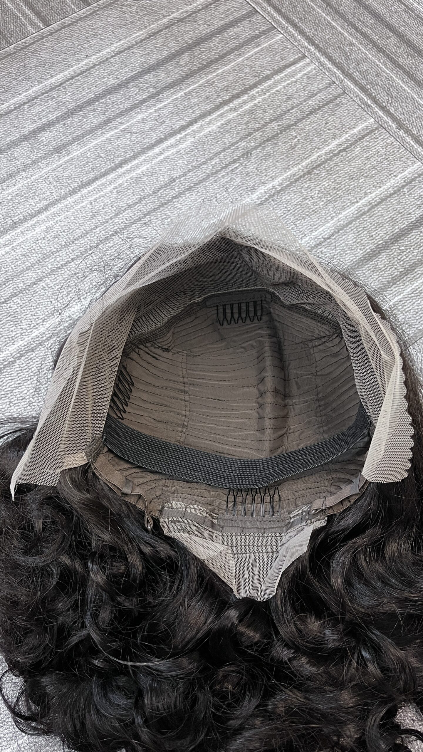 Bouncy Curl Double Drawn 13x4 Transparent Lace Full Frontal 300% Density Wig - Image 6