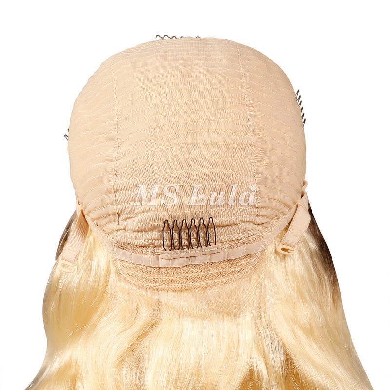 Mslula 1b/613 Color Ombre Root 13x4 Transparent Lace Front Wigs Body Wave - Image 10