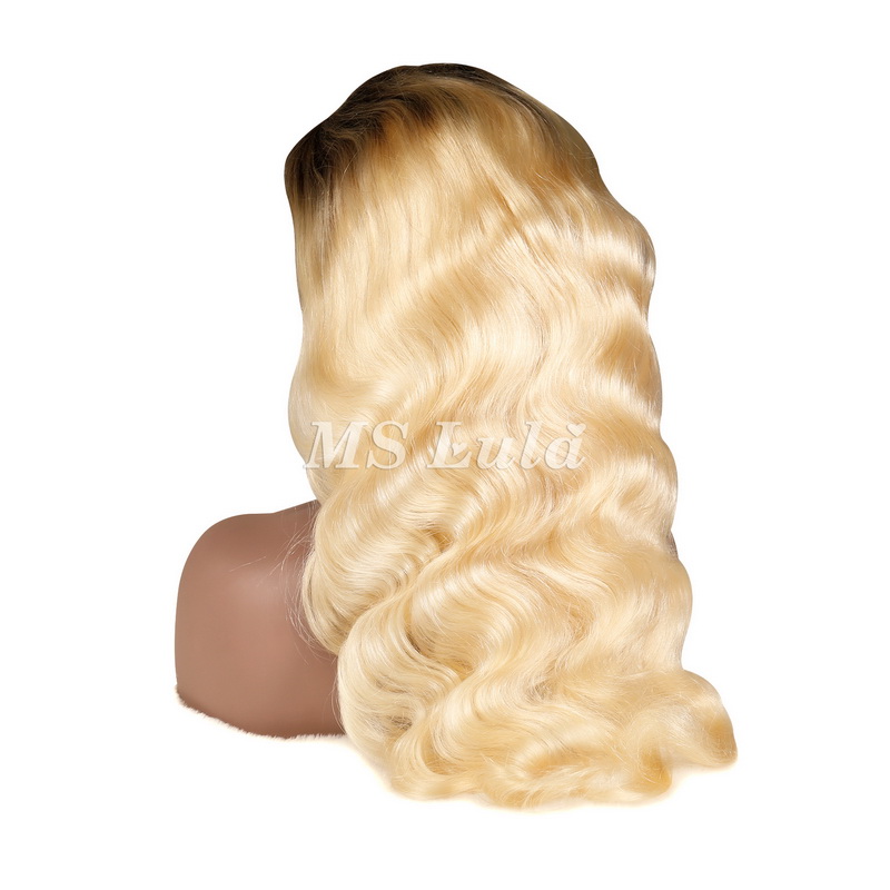 Mslula 1b/613 Color Ombre Root 13x4 Transparent Lace Front Wigs Body Wave - Image 5