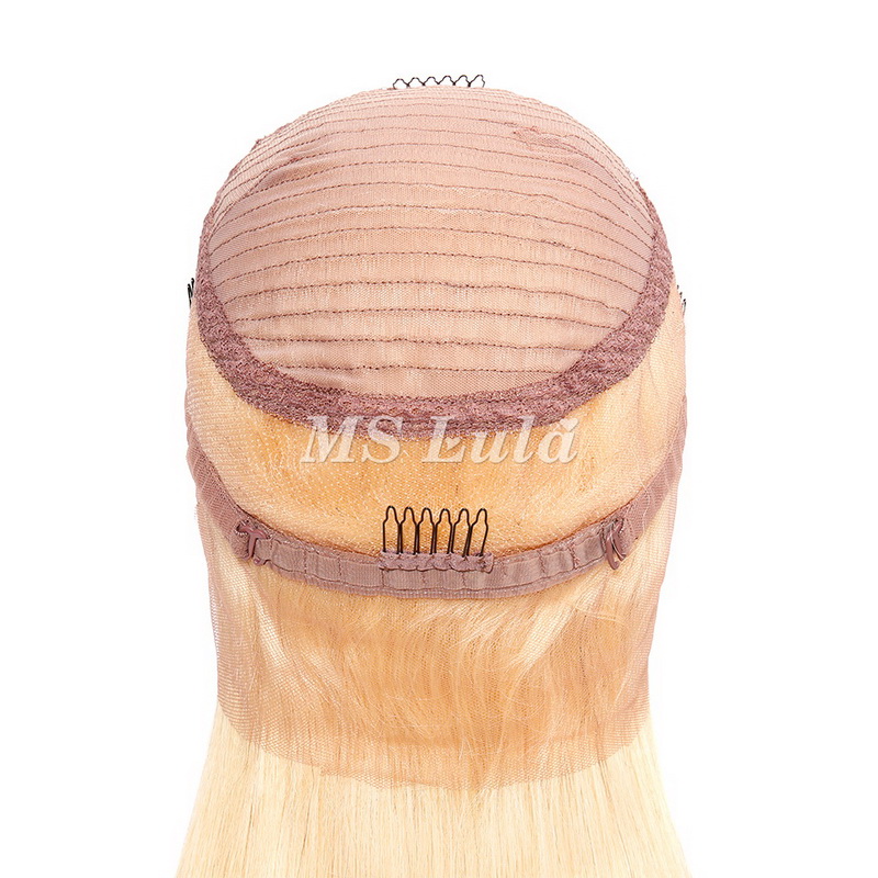 #613 Blonde Color Straight 360 Lace Frontal Wig - Image 6