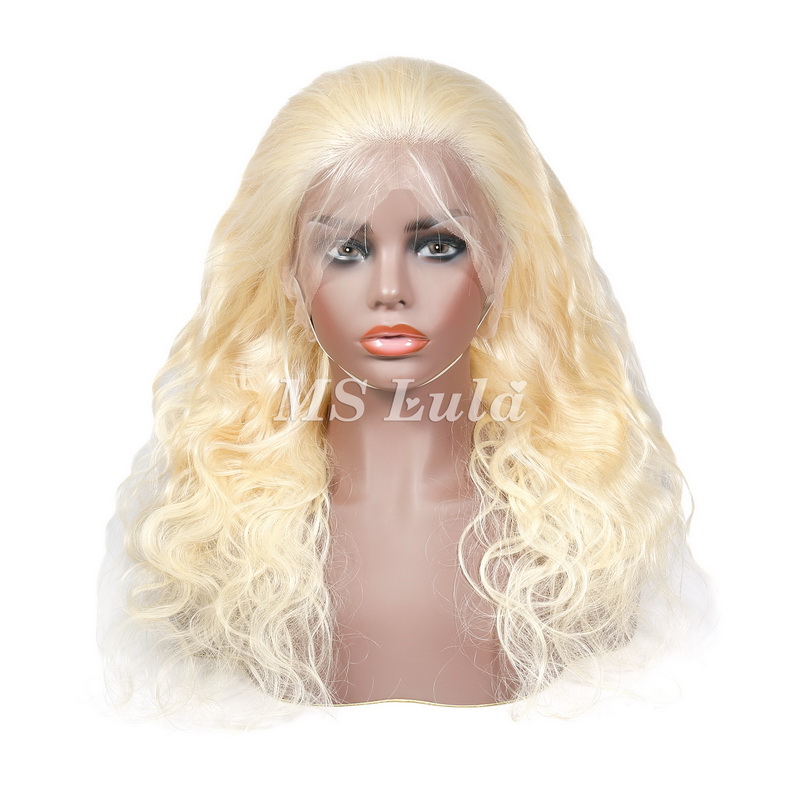 #613 Blonde Color Body Wave 360 Lace Frontal Wig - Image 3