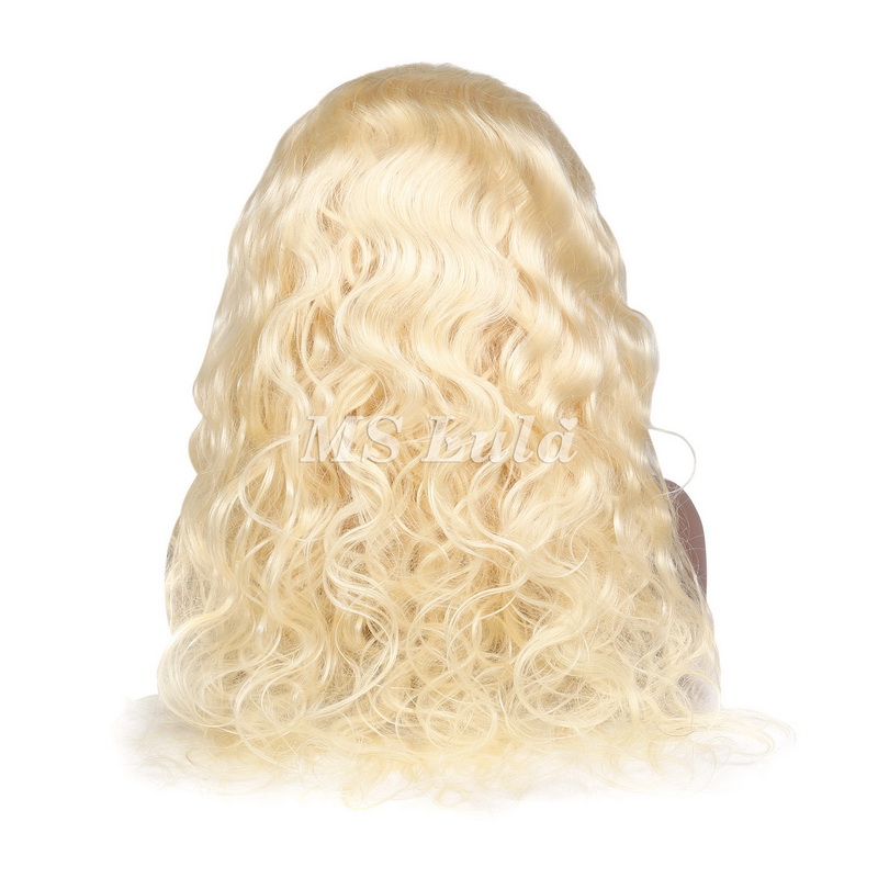 #613 Blonde Color Body Wave 360 Lace Frontal Wig - Image 5