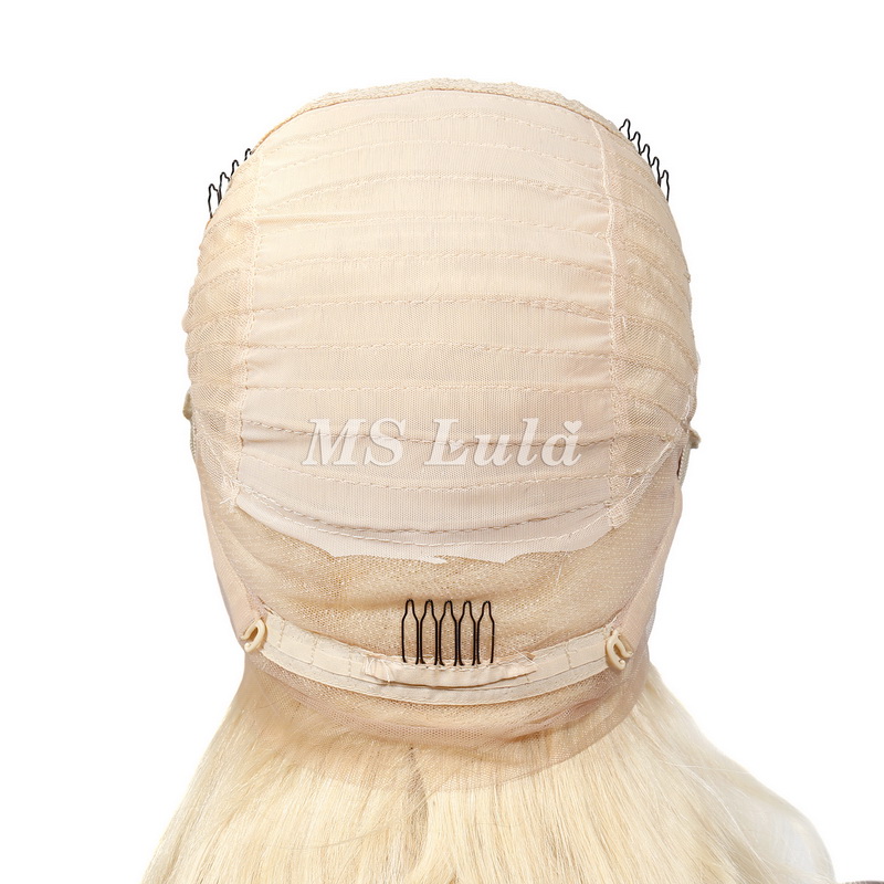 #613 Blonde Color Body Wave 360 Lace Frontal Wig - Image 8