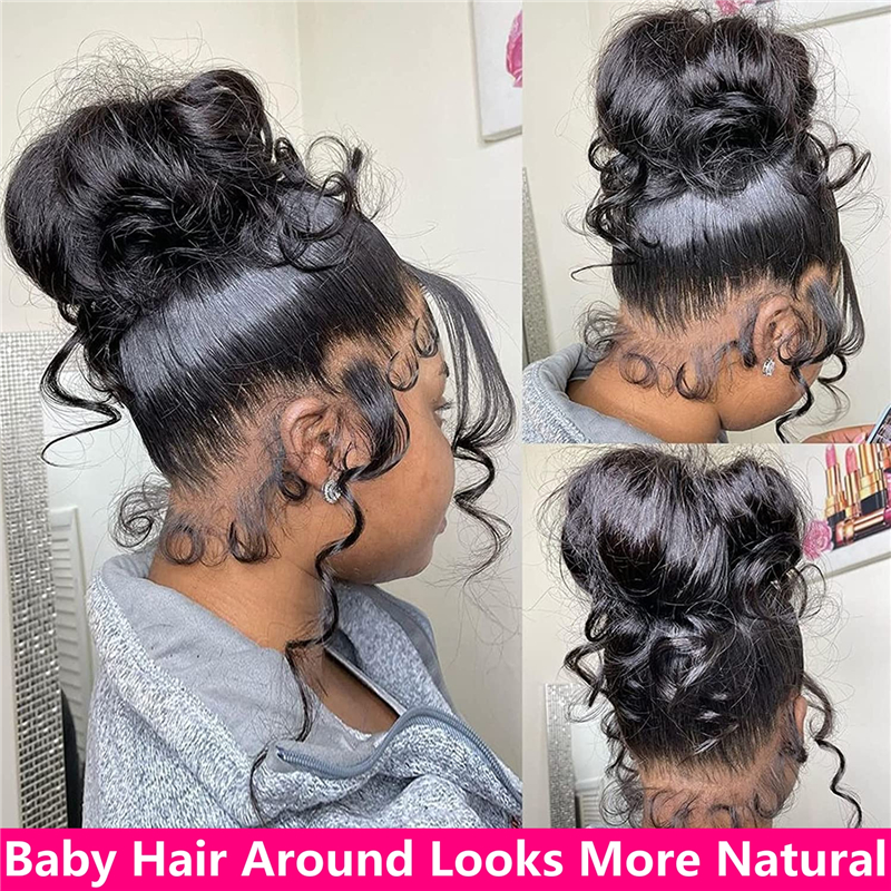 Body Wave Transparent 360 Lace Front Wig Human Hair Wigs - Image 6