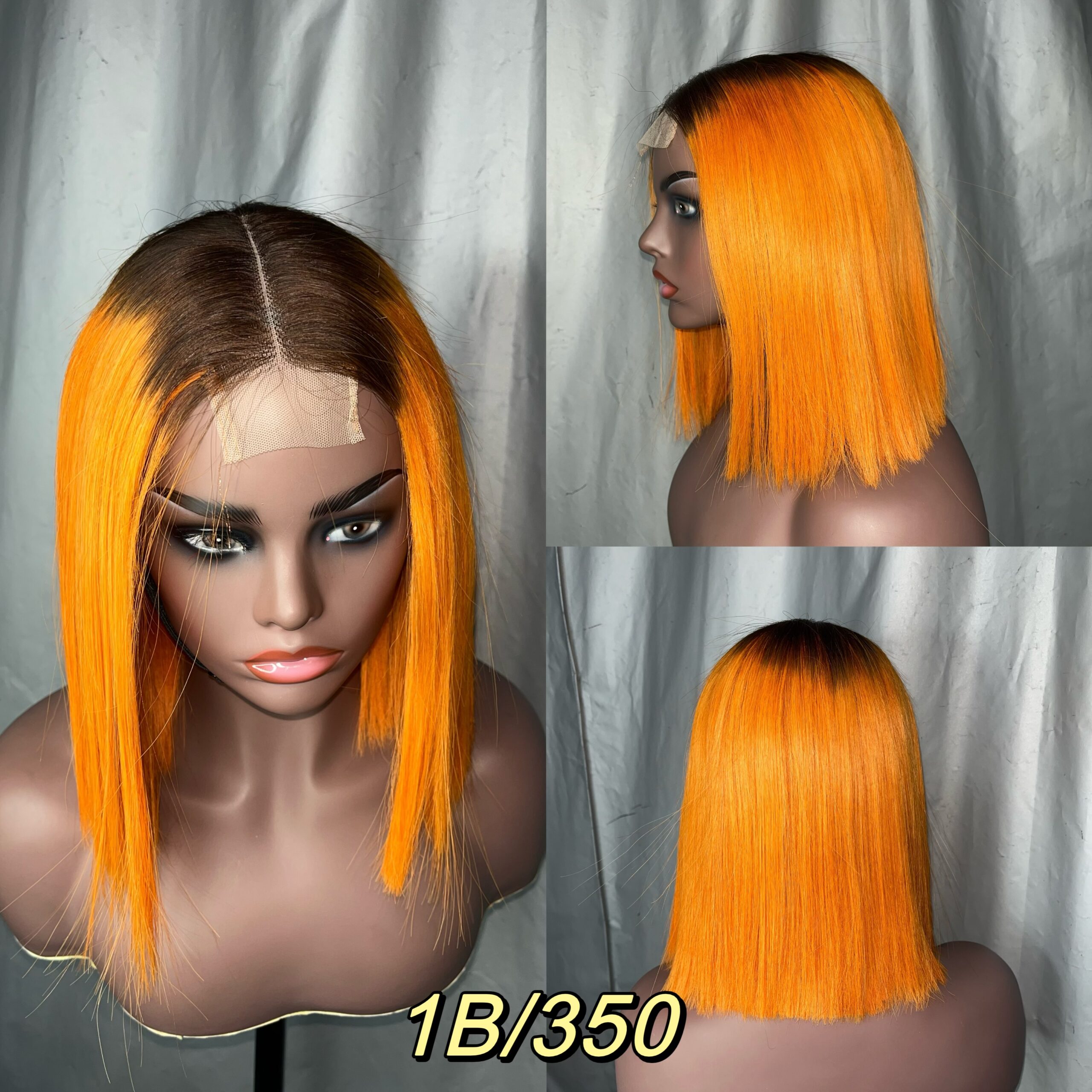 2x6 Colored Straight BOB Lace Closure Wig Double Drawn Virgin Human Hair Wig - Image 10