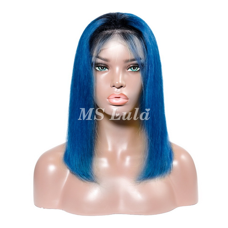 Clearance Sale Colored Straight BOB Lace Front Wig - Image 7