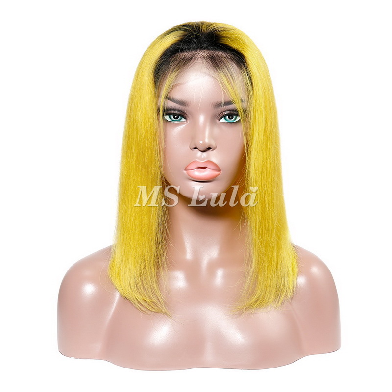 Clearance Sale Colored Straight BOB Lace Front Wig - Image 8