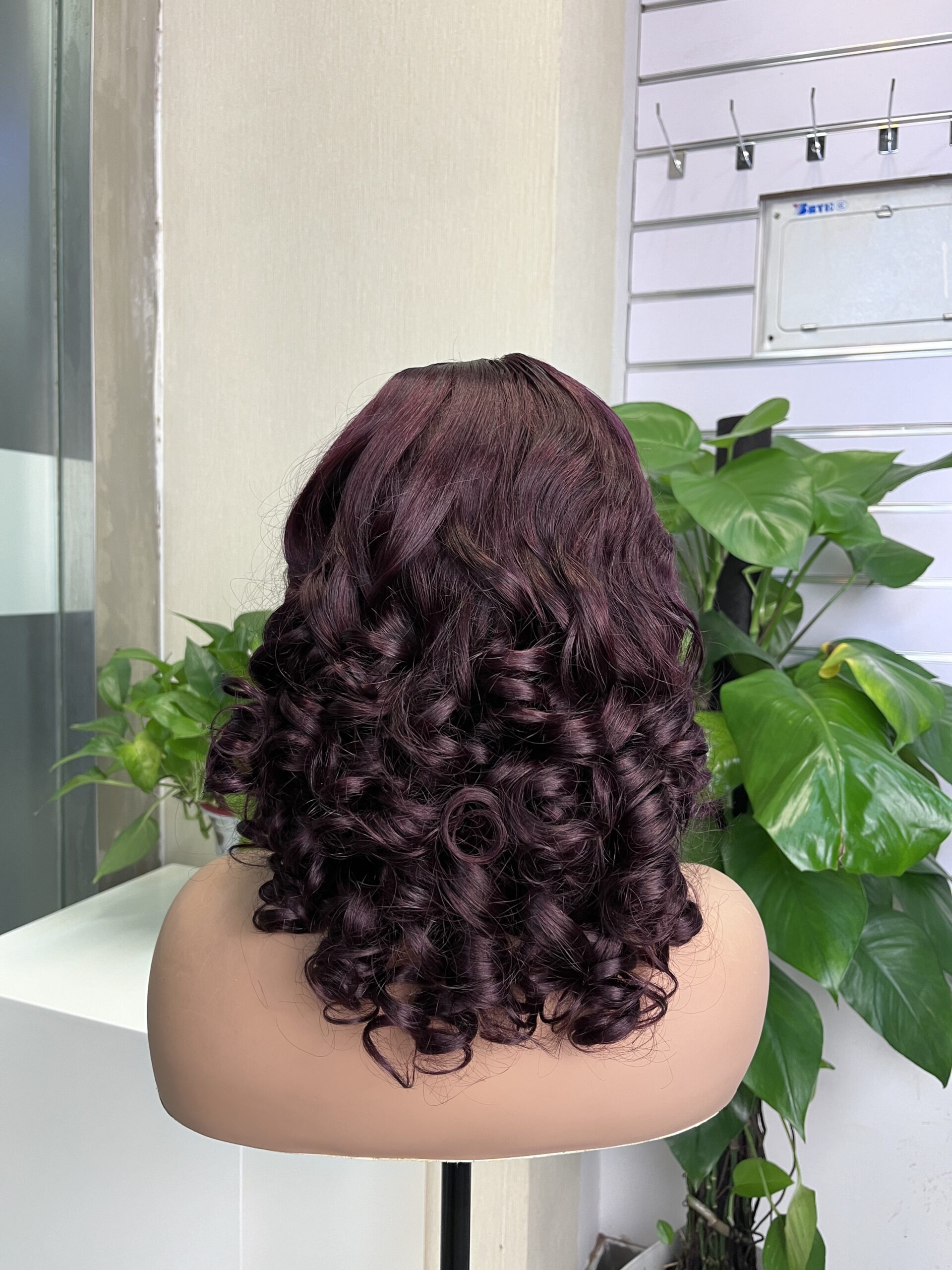 Bouncy Curl 5x5 Double Drawn Transparent Lace Closure Wig - Image 6