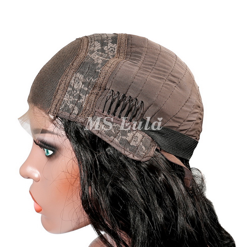 Natural Wave Lace Closure Wig Made By Bundles With Closure 250% Density - Image 11