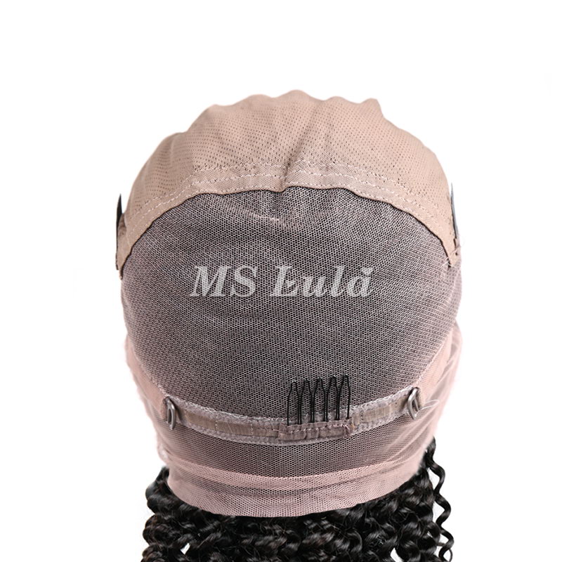 Human Hair Deep Wave Transparent Full Lace Wigs - Image 10