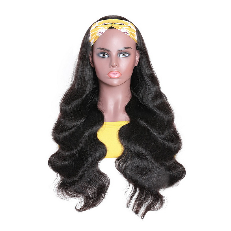 Headband Wig Human Hair Body Wave Wig - Image 2