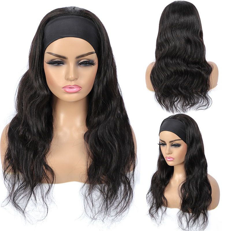 Headband Wig Human Hair Body Wave Wig - Image 3