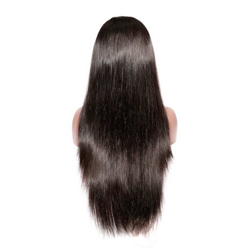 Natural Straight Machine-made Wigs With Bangs(No Lace) - Image 4