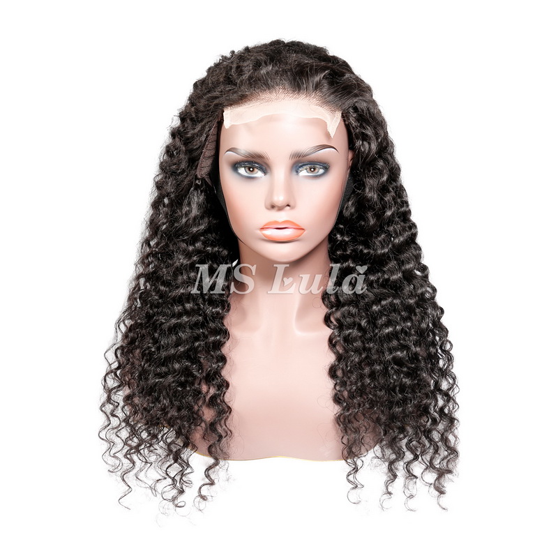 Deep Wave 4x4 5x5 6x6 7x7 Transparent Closure Wig - Image 2