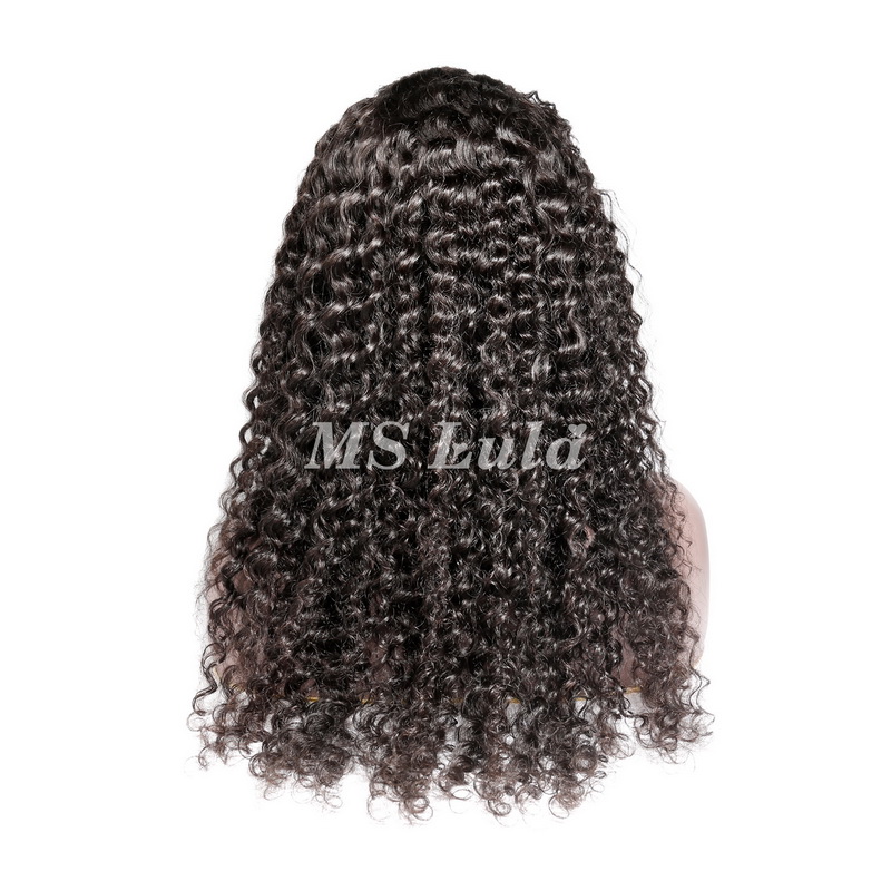 Deep Wave 4x4 5x5 6x6 7x7 Transparent Closure Wig - Image 4