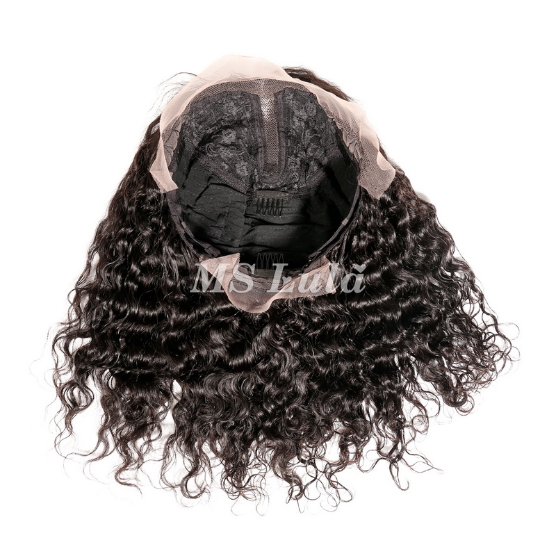 Virgin Human Hair Water Wave BOB T Part Wig - Image 10
