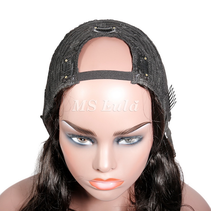 Virgin Human Hair Body Wave U Part Wigs - Image 6