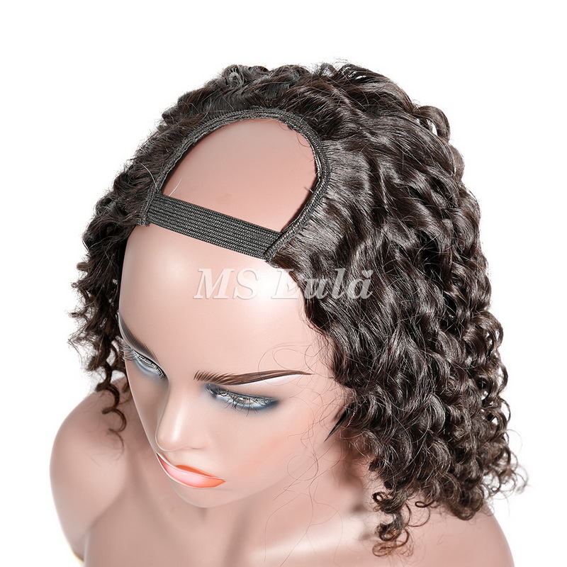 Glueless Deep Wave U Part Wigs 100% Human Hair - Image 8