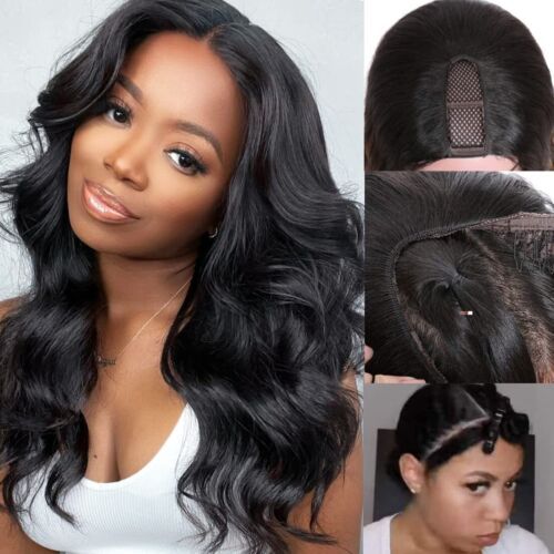 Glueless Body Wave U Part Wigs 100% Human Hair - Image 3