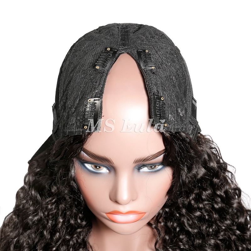 Virgin Human Hair Water Wave V Part Wigs - Image 10
